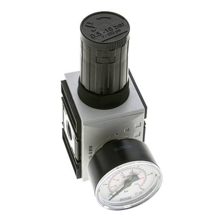 Regulador de presión de precisión para montaje de colector G1/4''&3/8'' 2500l/min 0.5-16.0bar/7-232psi PA Futura 1