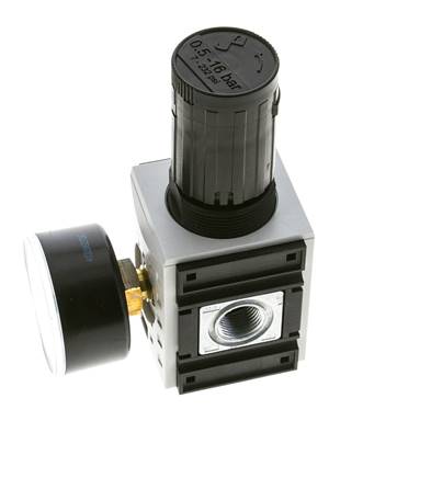 Regulador de presión de precisión para montaje de colector G1/4''&3/8'' 2500l/min 0.5-16.0bar/7-232psi PA Futura 1
