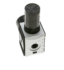 Regulador de presión de precisión para montaje de colector G1/4'' 2000l/min 0.5-16.0bar/7-232psi PA Futura 1