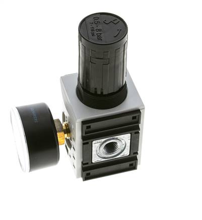Regulador de presión para ensamblaje de colector G1/4'' 2000l/min 0.5-8.0bar/7-116psi PA Futura 1