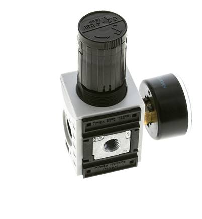 Regulador de presión para ensamblaje de colector G1/4'' 2000l/min 0.2-4.0bar/3-58psi PA Futura 1