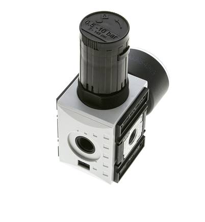 Regulador de presión para ensamblaje de colector G1/4'' 2000l/min 0.5-10.0bar/7-145psi PA Futura 1