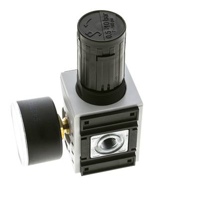 Regulador de presión para ensamblaje de colector G1/4'' 2000l/min 0.5-10.0bar/7-145psi PA Futura 1