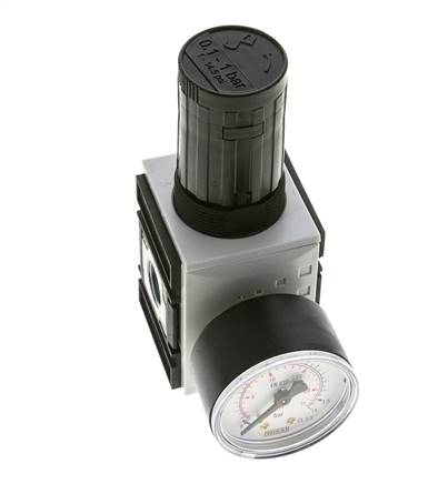 Regulador de presión para ensamblaje de colector G1/4''&3/8'' 2500l/min 0.1-1.0bar/1-14psi PA Futura 1