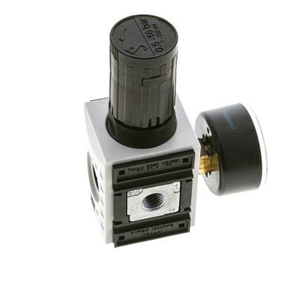 Regulador de presión para ensamblaje de colector G1/4'' 2000l/min 0.5-16.0bar/7-232psi PA Futura 1