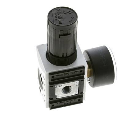Regulador de presión para ensamblaje de colector G1/4'' 2000l/min 0.5-10.0bar/7-145psi PA Futura 1