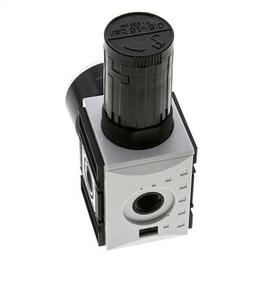 Regulador de presión para ensamblaje de colector G1/4''&3/8'' 2500l/min 0.5-16.0bar/7-232psi PA Futura 1