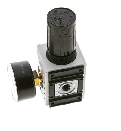 Regulador de presión para ensamblaje de colector G1/4'' 2000l/min 0.5-16.0bar/7-232psi PA Futura 1