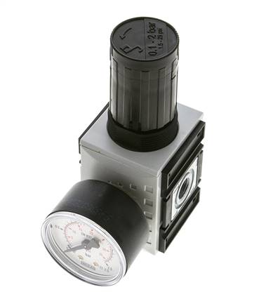 Regulador de presión para ensamblaje de colector G1/4'' 2000l/min 0.1-2.0bar/1-29psi PA Futura 1