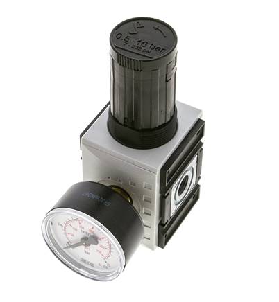 Regulador de presión para ensamblaje de colector G1/4'' 2000l/min 0.5-16.0bar/7-232psi PA Futura 1