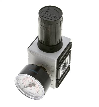 Regulador de presión para ensamblaje de colector G1/4''&3/8'' 2500l/min 0.5-8.0bar/7-116psi PA Futura 1