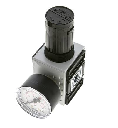 Regulador de presión para ensamblaje de colector G1/4'' 2000l/min 0.5-10.0bar/7-145psi PA Futura 1