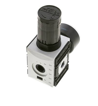 Regulador de presión para ensamblaje de colector G1/4'' 2000l/min 0.5-16.0bar/7-232psi PA Futura 1