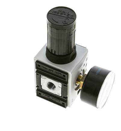 Regulador de presión para ensamblaje de colector G1/4'' 2000l/min 0.2-4.0bar/3-58psi PA Futura 1