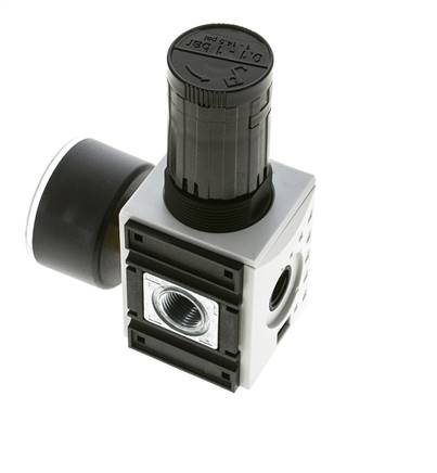 Regulador de presión para ensamblaje de colector G1/4''&3/8'' 2500l/min 0.1-1.0bar/1-14psi PA Futura 1