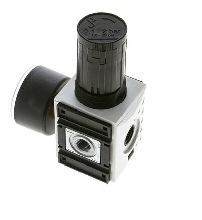 Regulador de presión para ensamblaje de colector G1/4'' 2000l/min 0.1-2.0bar/1-29psi PA Futura 1