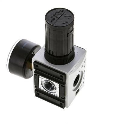 Regulador de presión para ensamblaje de colector G1/4''&3/8'' 2500l/min 0.2-4.0bar/3-58psi PA Futura 1