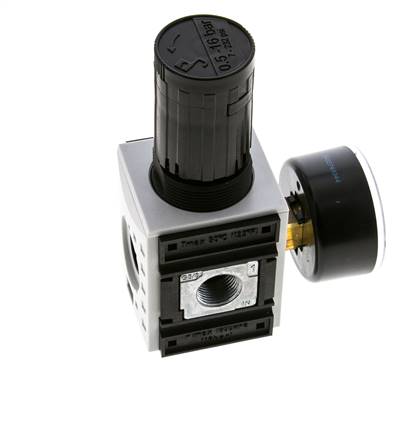 Regulador de presión para ensamblaje de colector G1/4''&3/8'' 2500l/min 0.5-16.0bar/7-232psi PA Futura 1