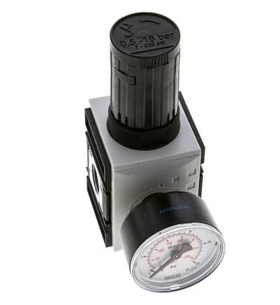 Regulador de presión para ensamblaje de colector G1/4''&3/8'' 2500l/min 0.5-16.0bar/7-232psi PA Futura 1