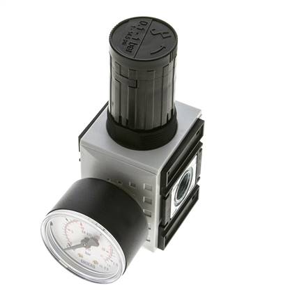 Regulador de presión para ensamblaje de colector G1/4''&3/8'' 2500l/min 0.1-1.0bar/1-14psi PA Futura 1