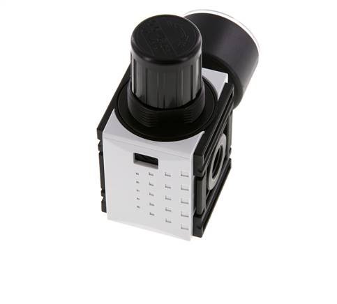 Regulador de presión G1/4'' 1000l/min 0.5-8.0bar/7-116psi PA 40 mm Manómetro Futura 0
