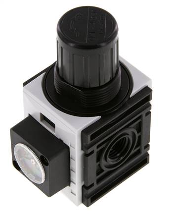 Regulador de presión G1/4'' 1000l/min 0.2-4.0bar/3-58psi PA Futura 0