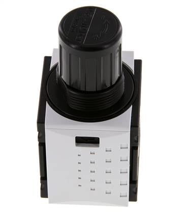 Regulador de presión G1/4'' 1000l/min 0.5-10.0bar/7-145psi PA Futura 0