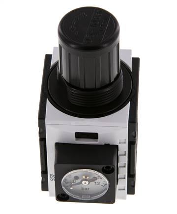 Regulador de presión G1/4'' 1000l/min 0.5-10.0bar/7-145psi PA Futura 0
