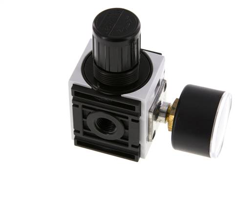 Regulador de presión G1/4'' 1000l/min 0.2-4.0bar/3-58psi PA 40 mm Manómetro Futura 0