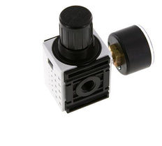 Regulador de presión G1/4'' 1000l/min 0,5-10,0bar/7-145psi Manómetro de 40 mm Futura 0