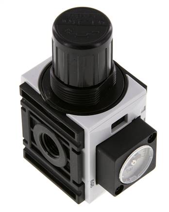 Regulador de presión G1/4'' 1000l/min 0.2-4.0bar/3-58psi PA Futura 0