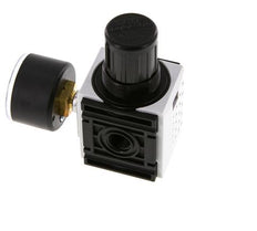 Regulador de presión G1/4'' 1000l/min 0,5-10,0bar/7-145psi Manómetro de 40 mm Futura 0