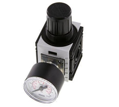 Regulador de presión G1/4'' 1000l/min 0.5-8.0bar/7-116psi PA 40 mm Manómetro Futura 0