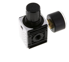 Regulador de presión G1/4'' 1000l/min 0.5-8.0bar/7-116psi PA 40 mm Manómetro Futura 0