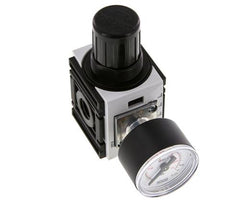 Regulador de presión G1/4'' 1000l/min 0,5-10,0bar/7-145psi Manómetro de 40 mm Futura 0