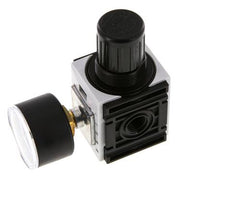 Regulador de presión G1/4'' 1000l/min 0,5-10,0bar/7-145psi Manómetro de 40 mm Futura 0