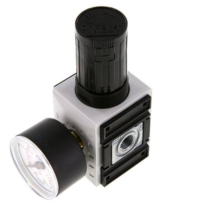 Regulador de presión de precisión G1/4'' 2000l/min 0.1-2.0bar/1-29psi PA Futura 1
