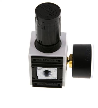 Regulador de presión de precisión G1/4'' 2000l/min 0.1-2.0bar/1-29psi PA Futura 1