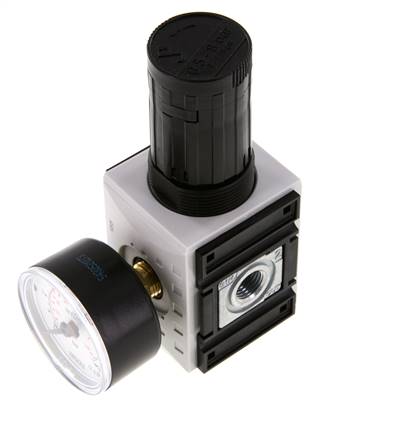 Regulador de presión de precisión G1/4'' 2000l/min 0.5-8.0bar/7-116psi PA Futura 1