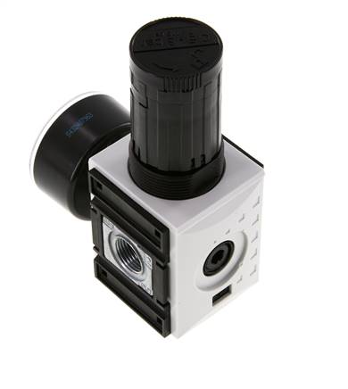 Regulador de presión de precisión G3/8'' 2500l/min 0.5-8.0bar/7-116psi PA Futura 1