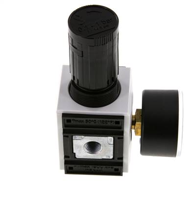Regulador de presión de precisión G1/4'' 2000l/min 0.1-1.0bar/1-14psi PA Futura 1