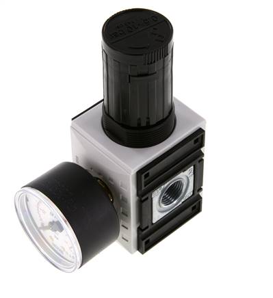 Regulador de presión de precisión G3/8'' 2500l/min 0.5-10.0bar/7-145psi PA Futura 1