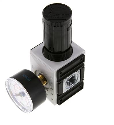 Regulador de presión de precisión G3/8'' 2500l/min 0.5-16.0bar/7-232psi PA Futura 1