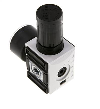 Regulador de presión de precisión G1/4'' 2000l/min 0.1-2.0bar/1-29psi PA Futura 1