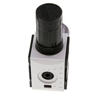 Regulador de presión de precisión G1/4'' 2000l/min 0.5-8.0bar/7-116psi PA Futura 1