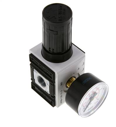 Regulador de presión de precisión G3/8'' 2500l/min 0.5-16.0bar/7-232psi PA Futura 1