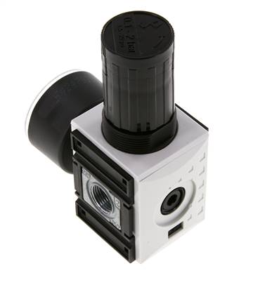 Regulador de presión de precisión G3/8'' 2500l/min 0.1-2.0bar/1-29psi PA Futura 1