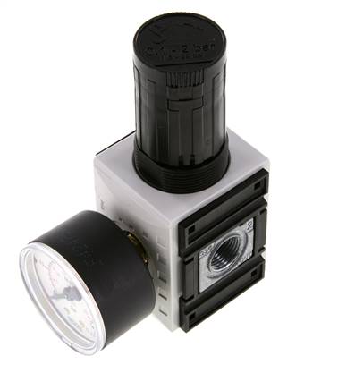 Regulador de presión de precisión G3/8'' 2500l/min 0.1-2.0bar/1-29psi PA Futura 1