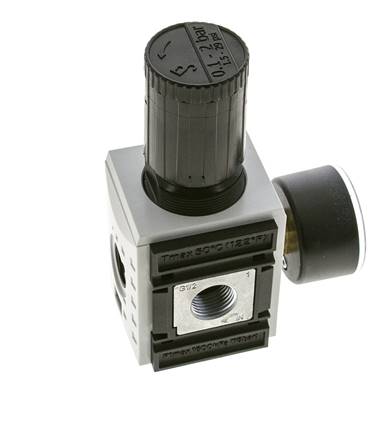 Regulador de presión de precisión para montaje de colector G1/2''&3/8'' 5200l/min 0.1-2.0bar/1-29psi PA Futura 2