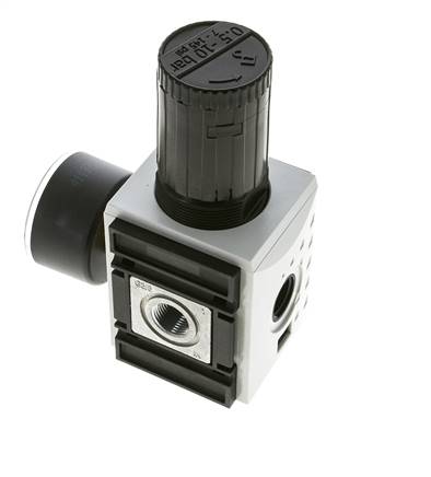 Regulador de presión de precisión para montaje de colector G3/8'' 4500l/min 0.5-10.0bar/7-145psi PA Futura 2